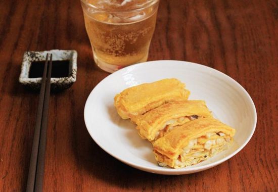 Black Oyster Mushroom Tamagoyaki